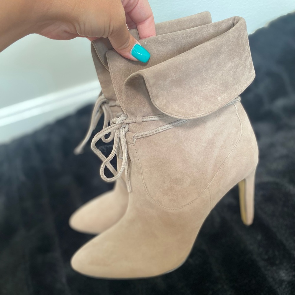 Lord and Taylor Beige Booties